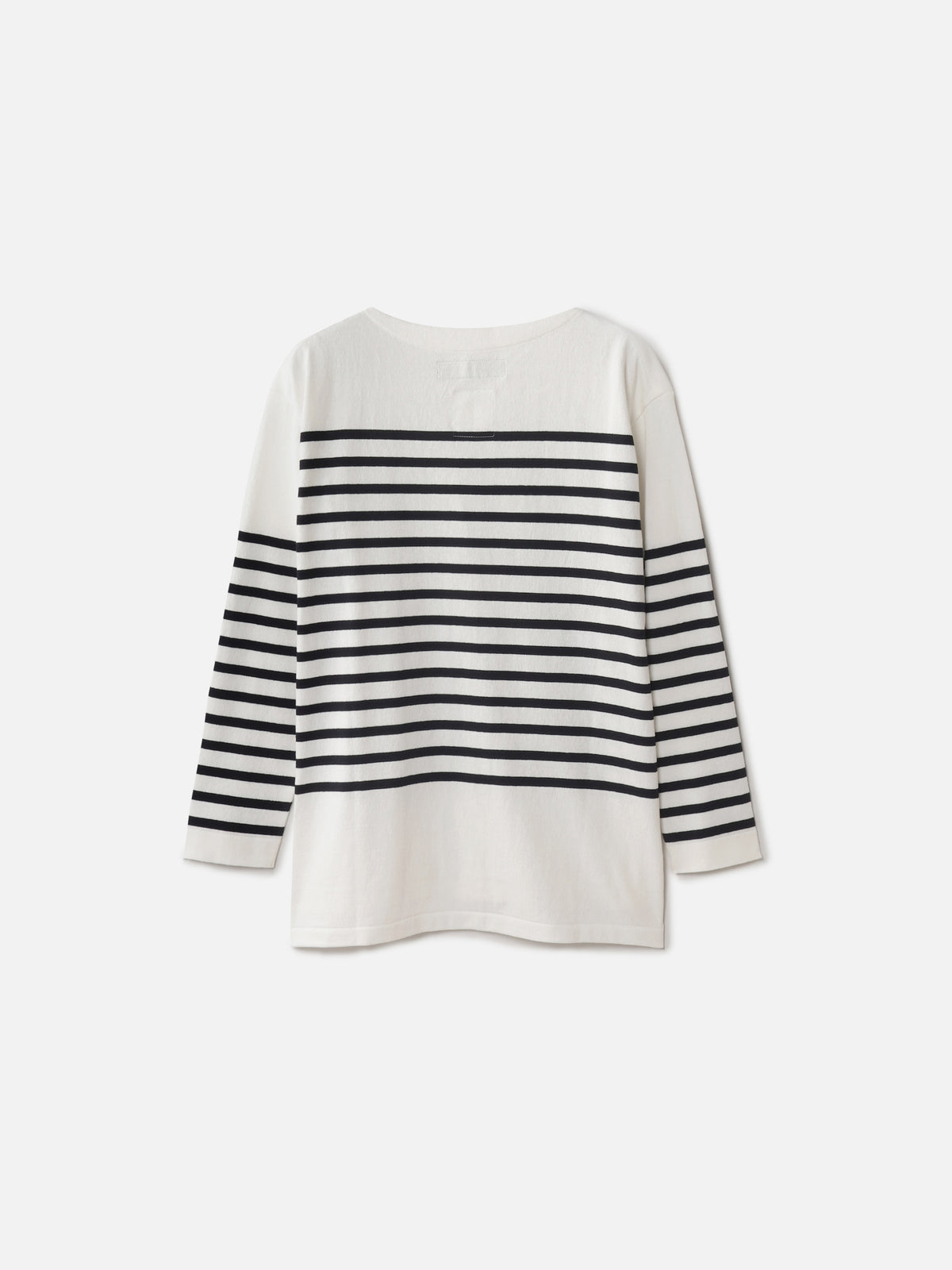 BORDER BOAT NECK PULLOVER MENS