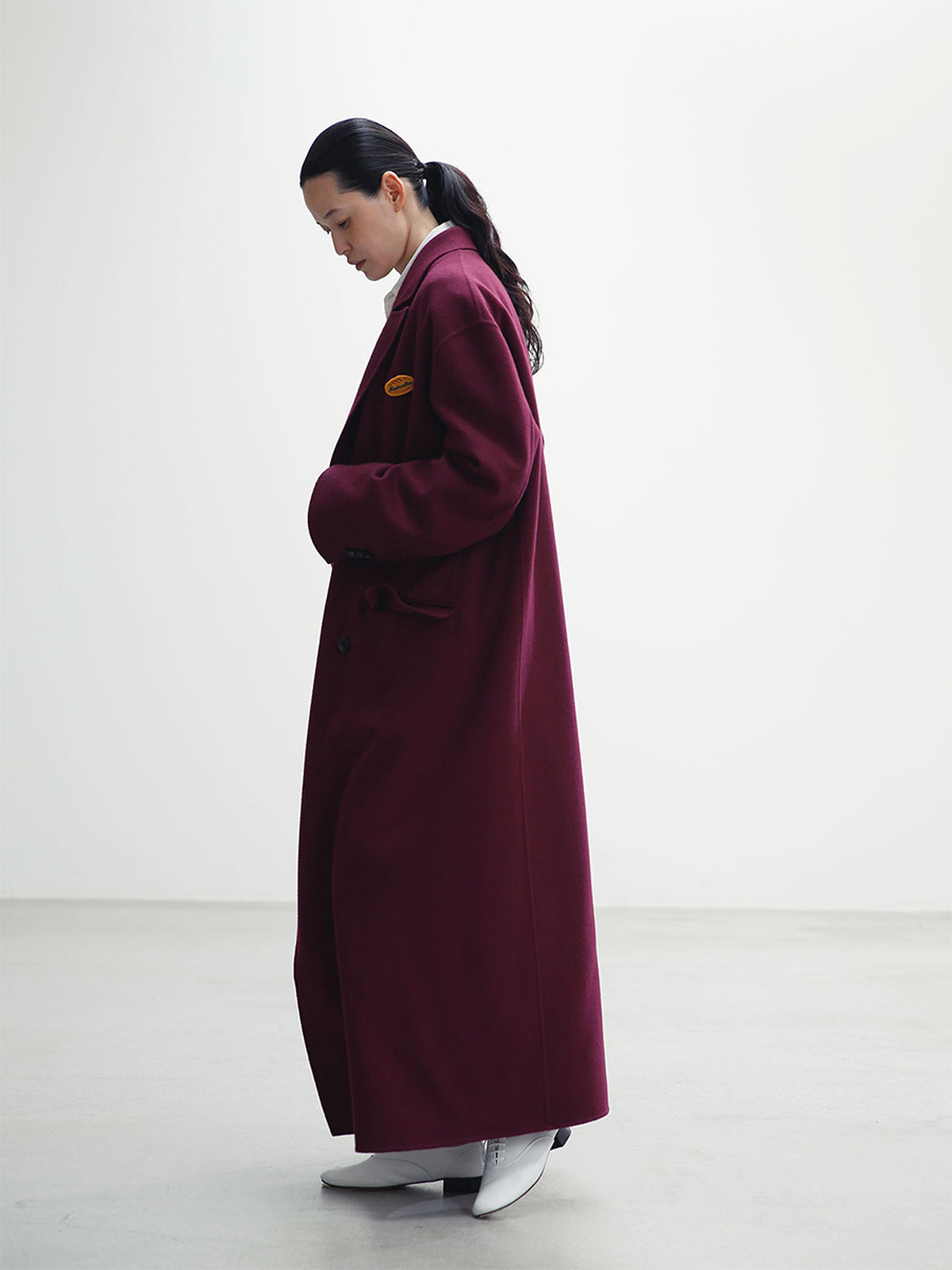RV DOUBLE BUTTON LONG COAT