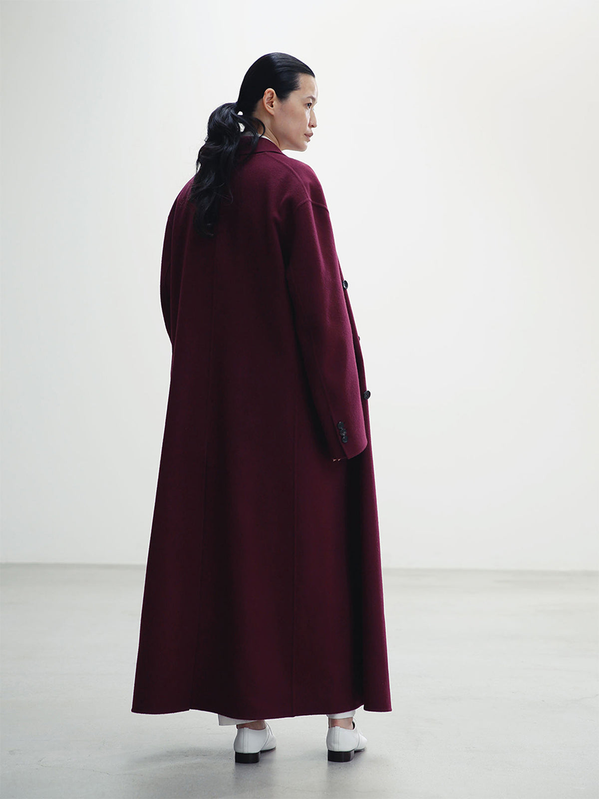 RV DOUBLE BUTTON LONG COAT