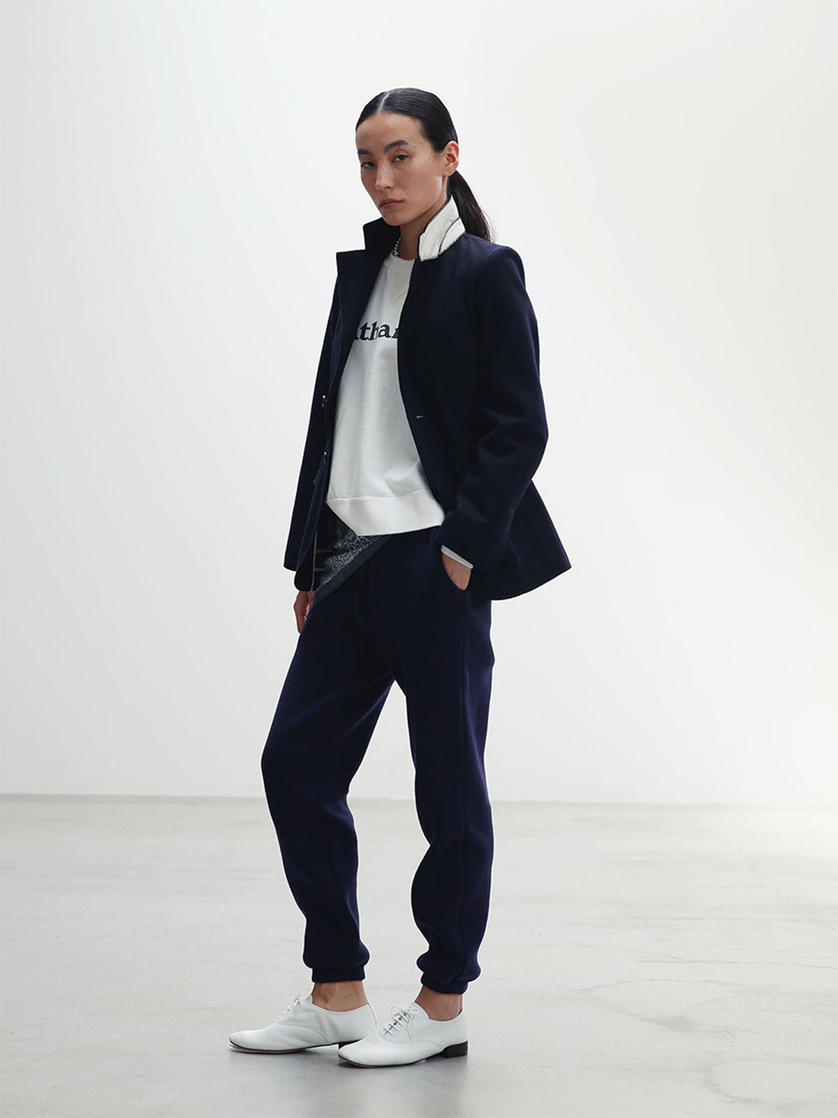 STAND COLLAR SINGLE JACKET
