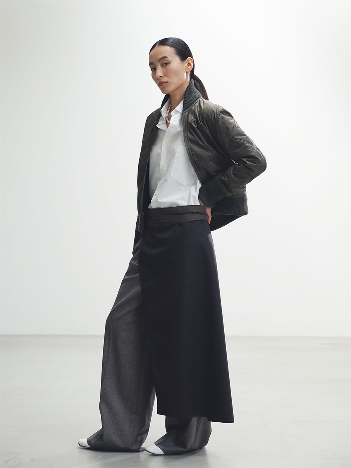 ZIP UP BLOUSON QUILTING