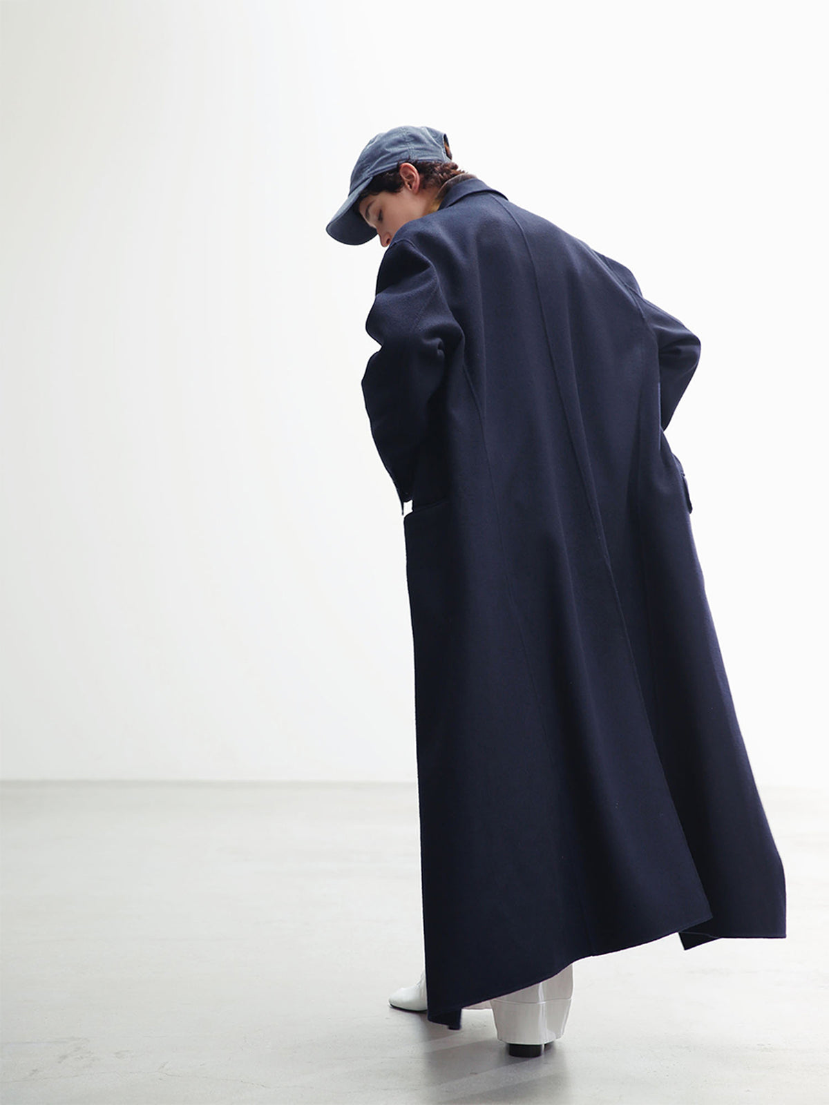 RV DOUBLE BUTTON LONG COAT