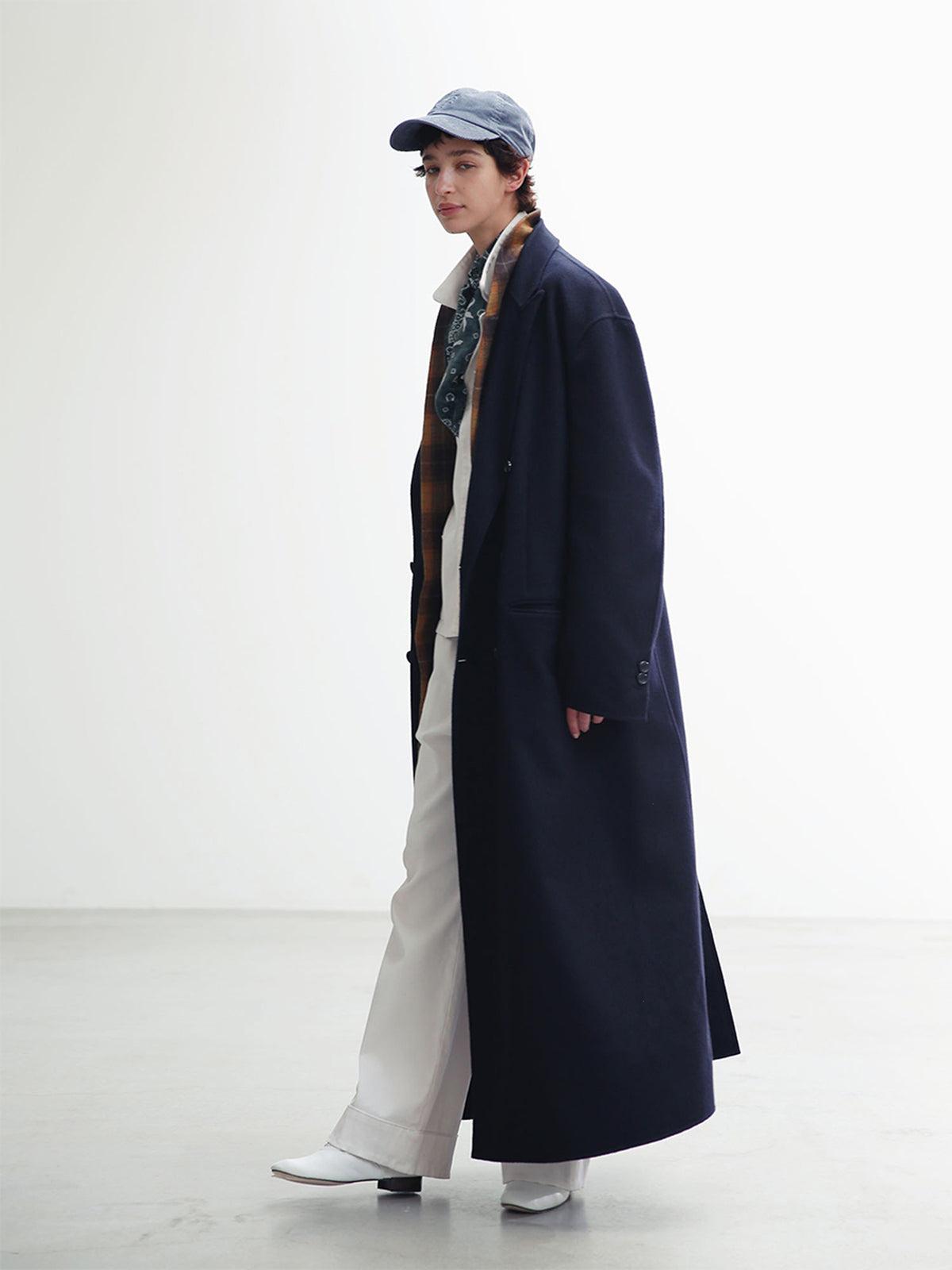 RV DOUBLE BUTTON LONG COAT