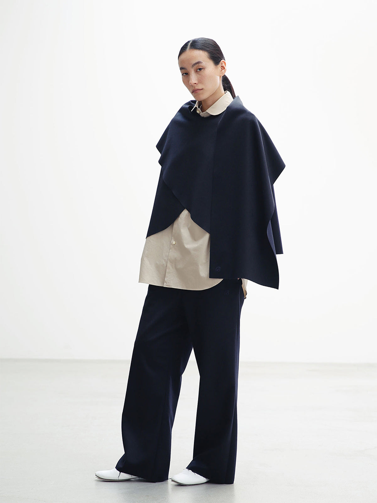J.BRADLEY NARROW ROUND COLLAR SHIRT