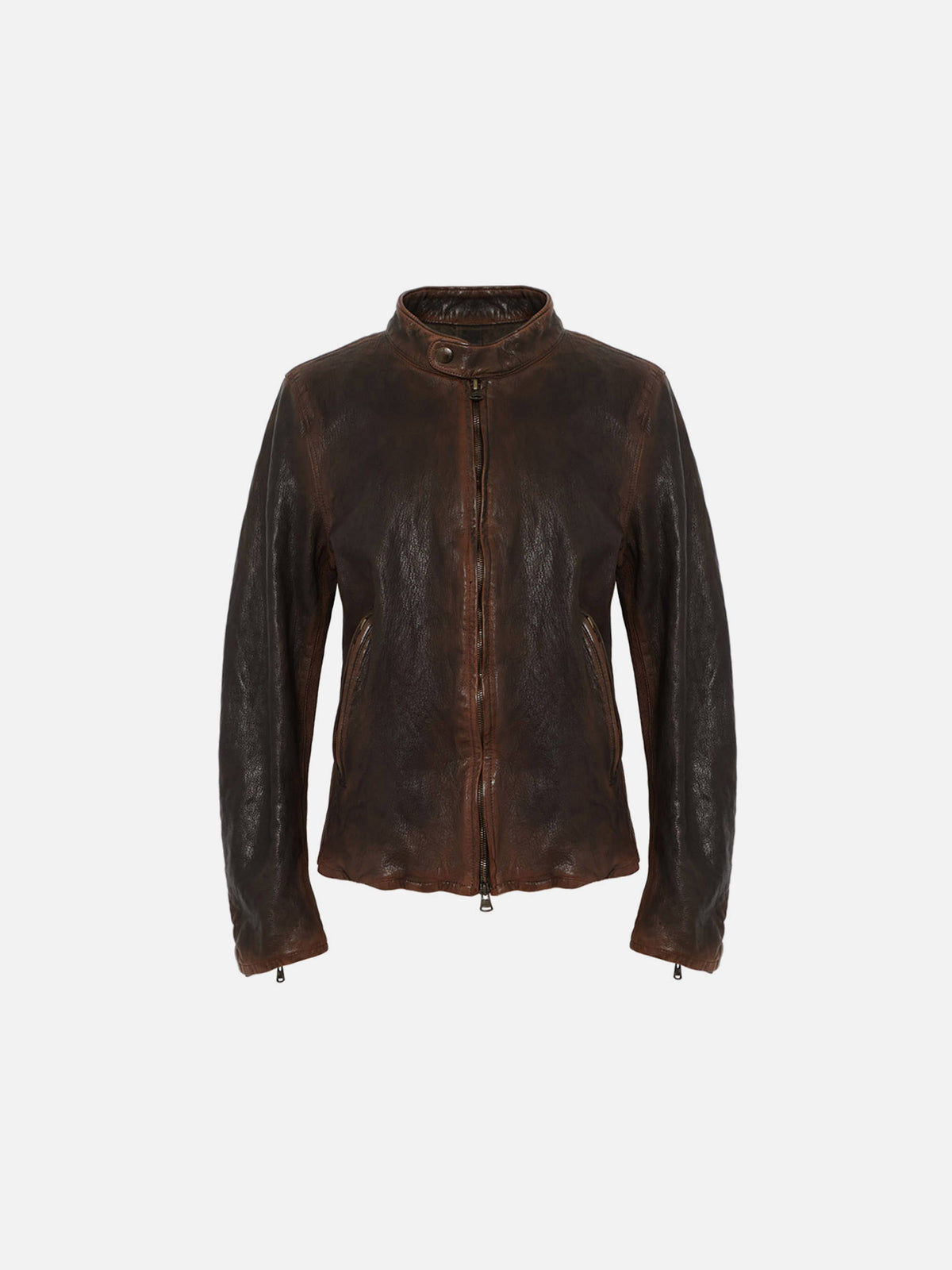 SINGLE RIDERS JACKET LEATHER MNS