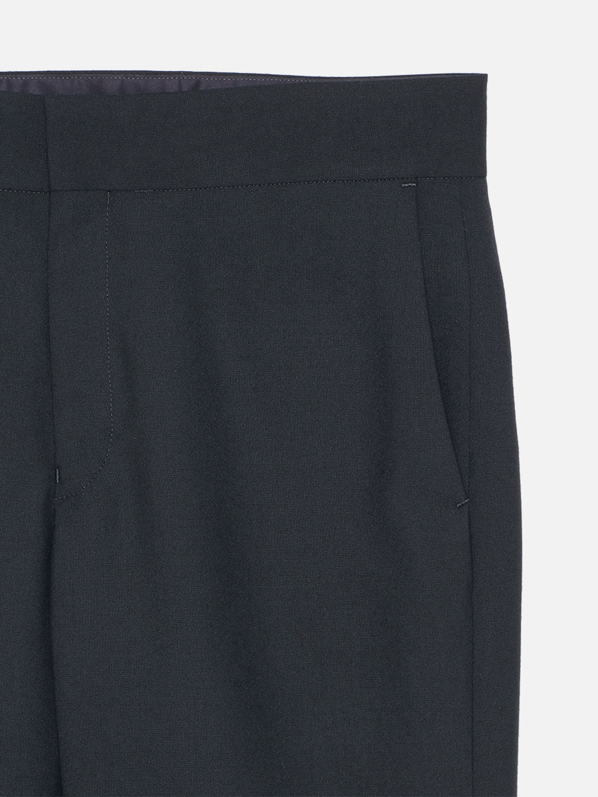 PANTALON LARGE TAILLE BASSE PE/W
