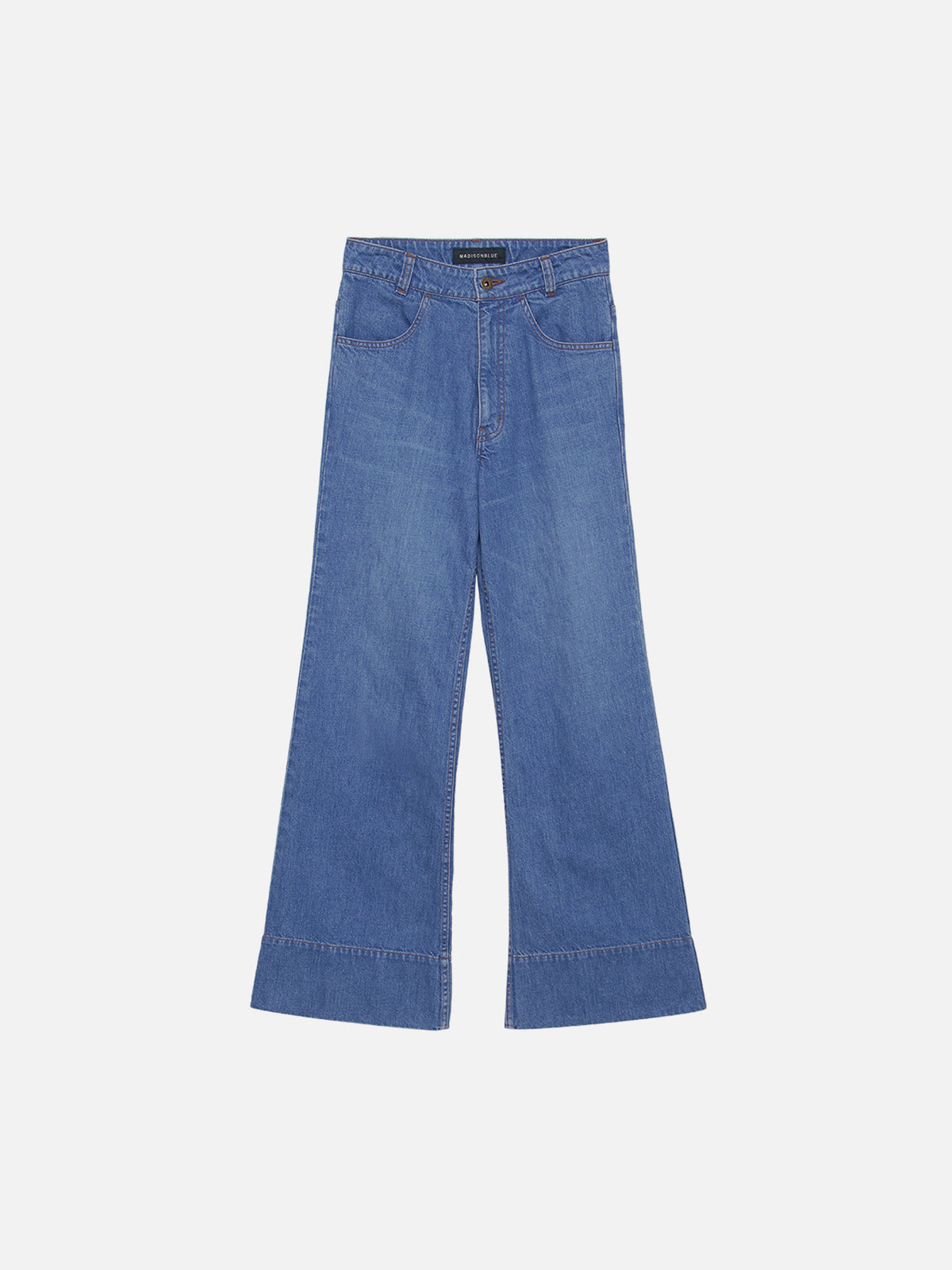 BAGGY FLARE PANTS DENIM
