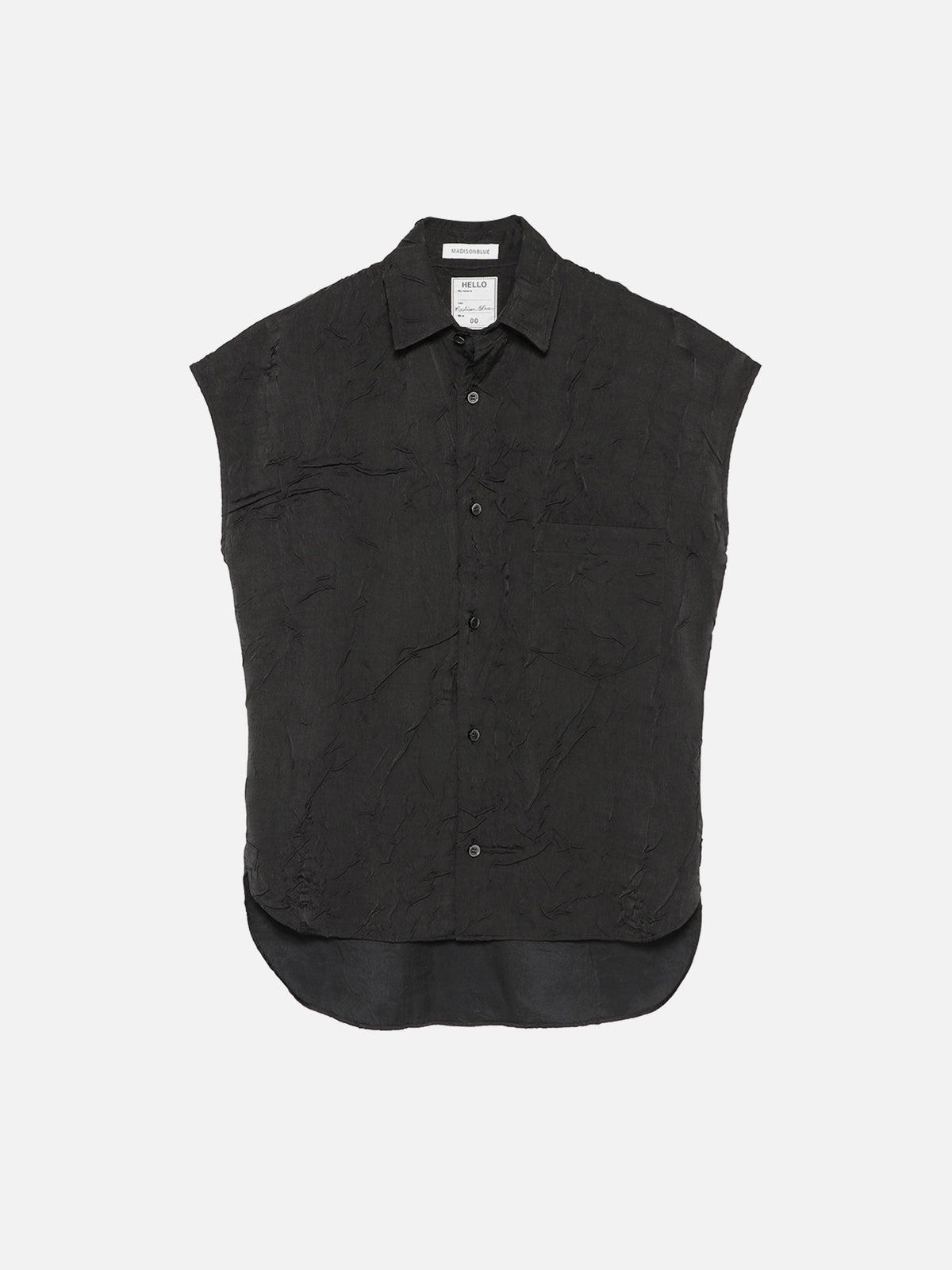 J.BRADLEY SLEEVELESS SHIRT SATIN