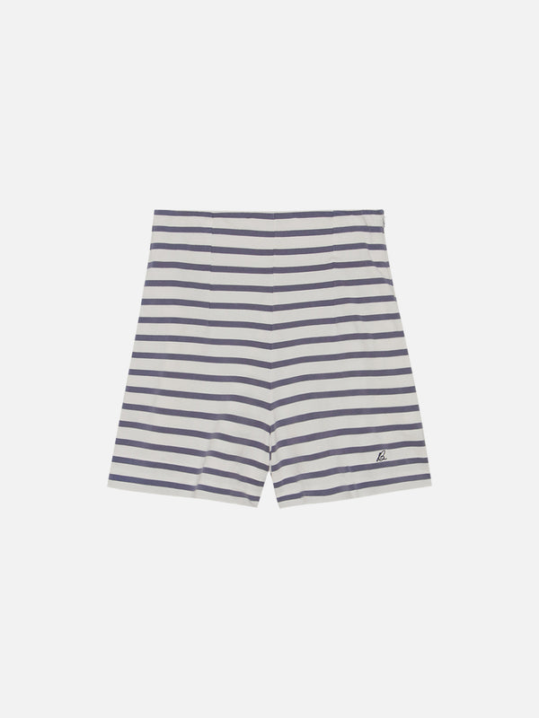 HIGH WAIST SHORTS BORDER