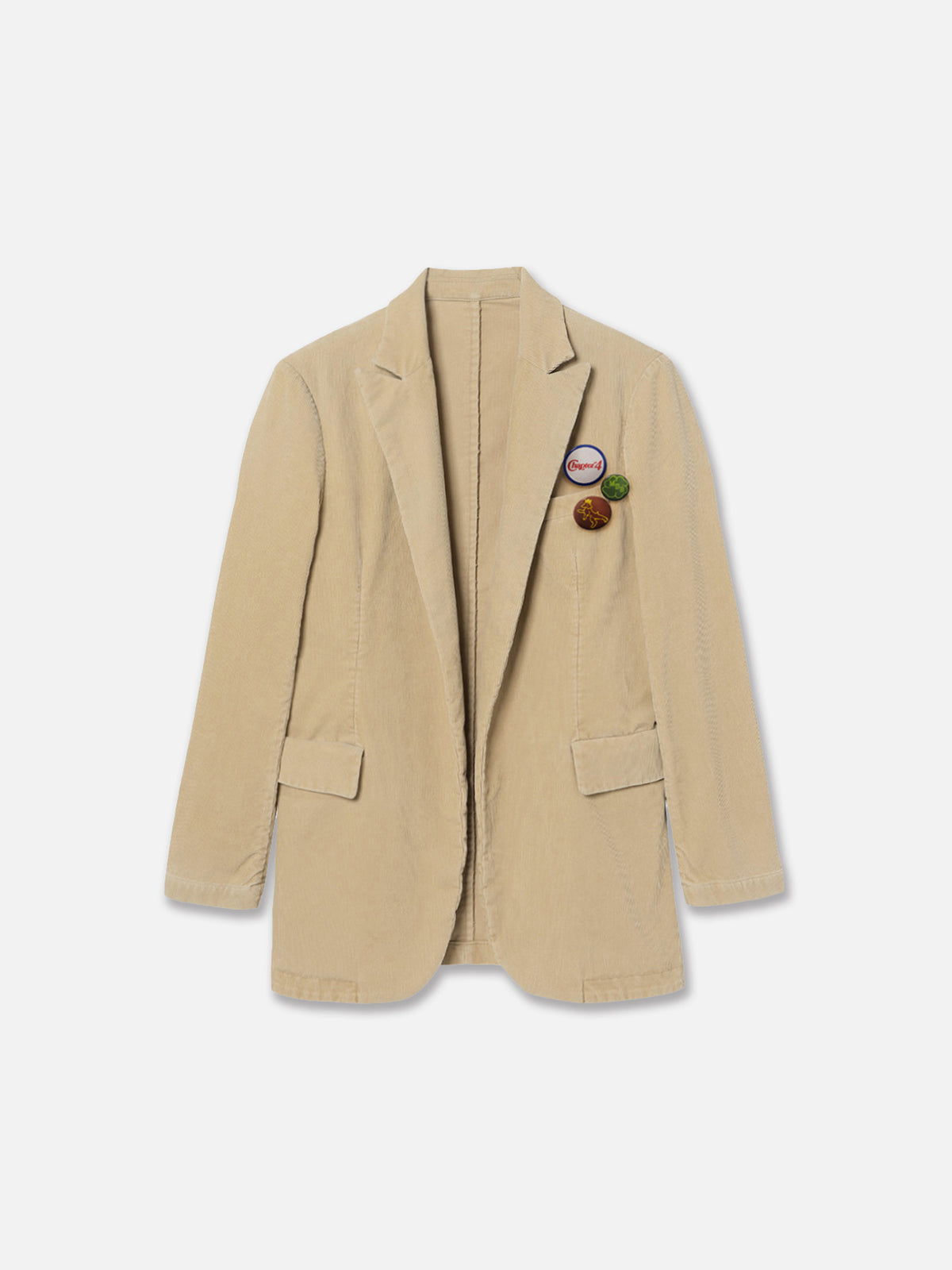 UNLINED BUTTONLESS JACKET CORDS