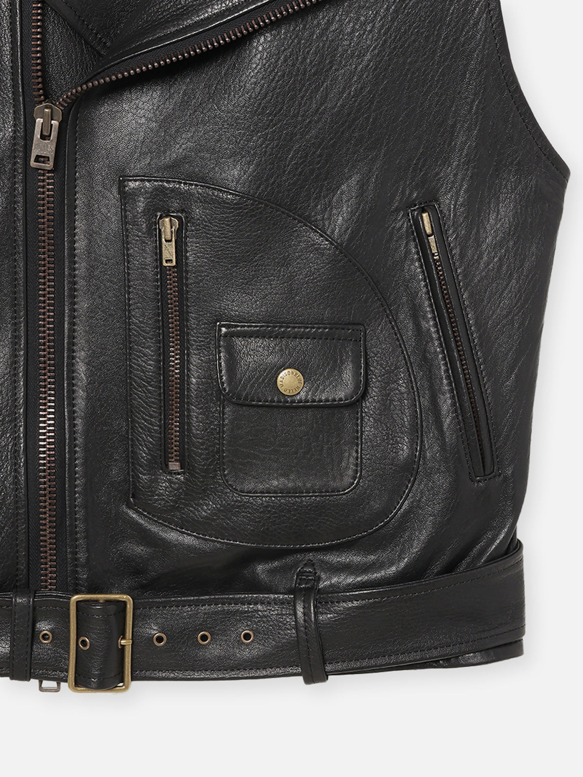 RIDERS VEST LEATHER