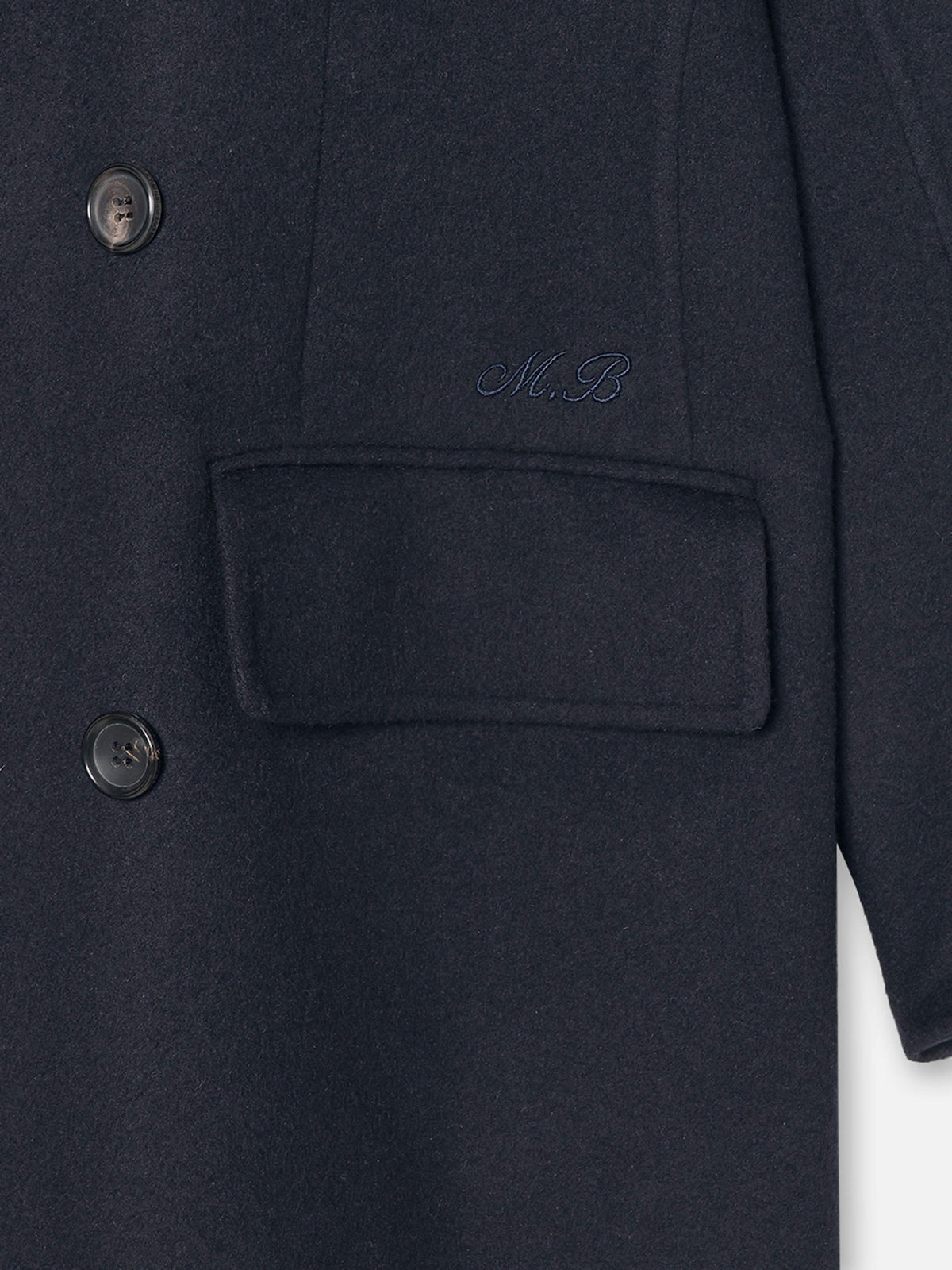 RV DOUBLE BUTTON LONG COAT