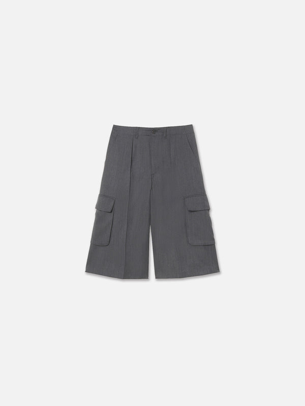 CARGO SHORTS HERRINGBONE