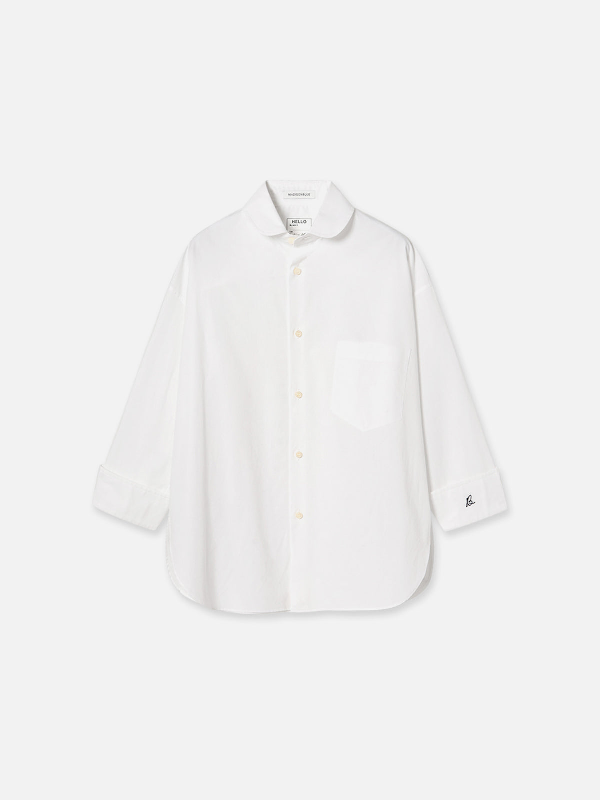 J.BRADLEY NARROW ROUND COLLAR SHIRT