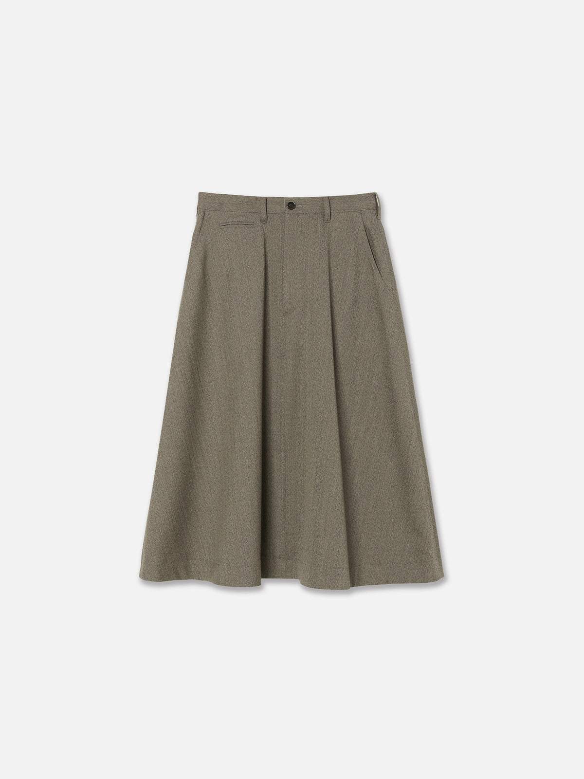 DRESS FLARE SKIRT HERRINGBONE