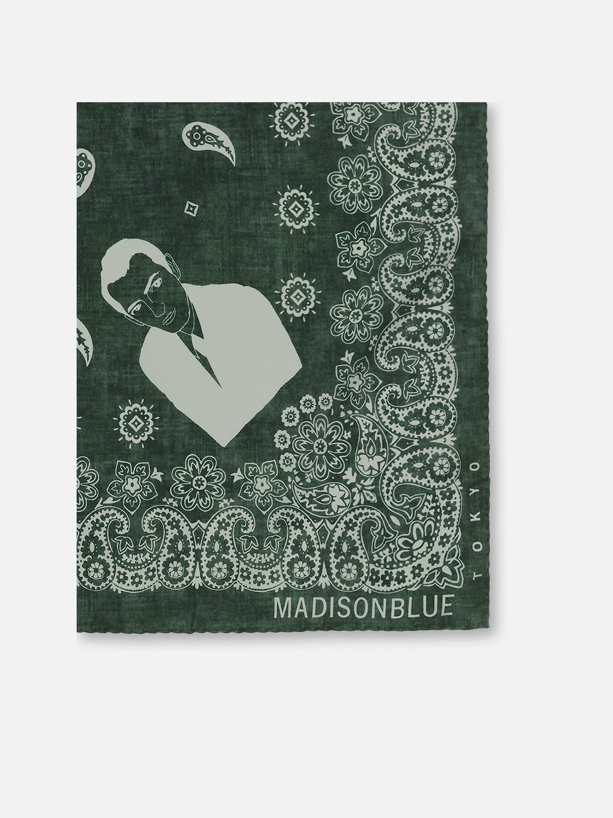 GRAPHIC PAISLEY SCARF MEDIUM