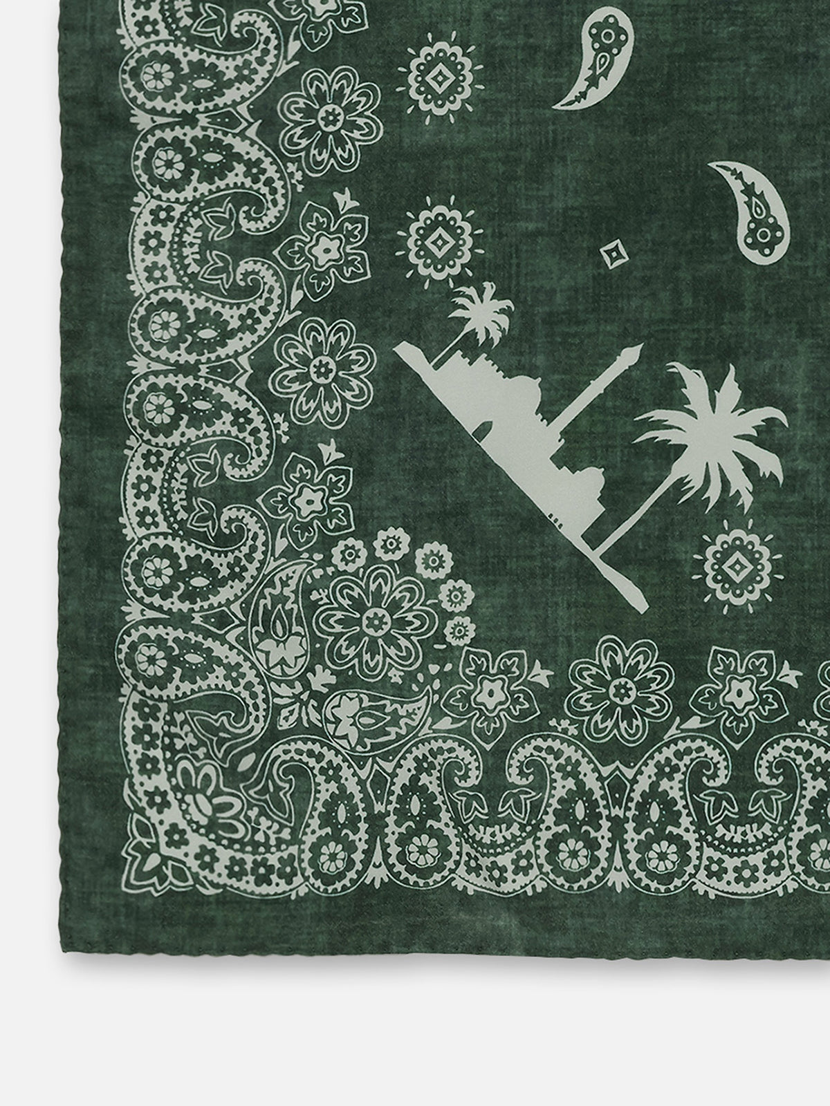 GRAPHIC PAISLEY SCARF MEDIUM