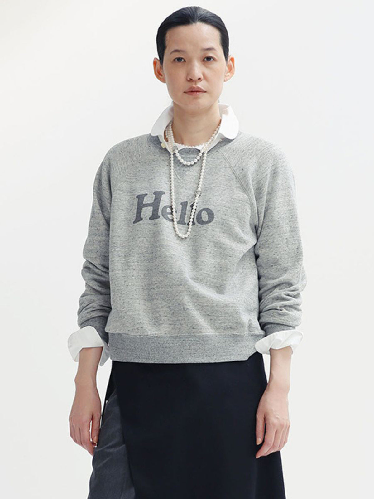 J.BRADLEY NARROW ROUND COLLAR SHIRT