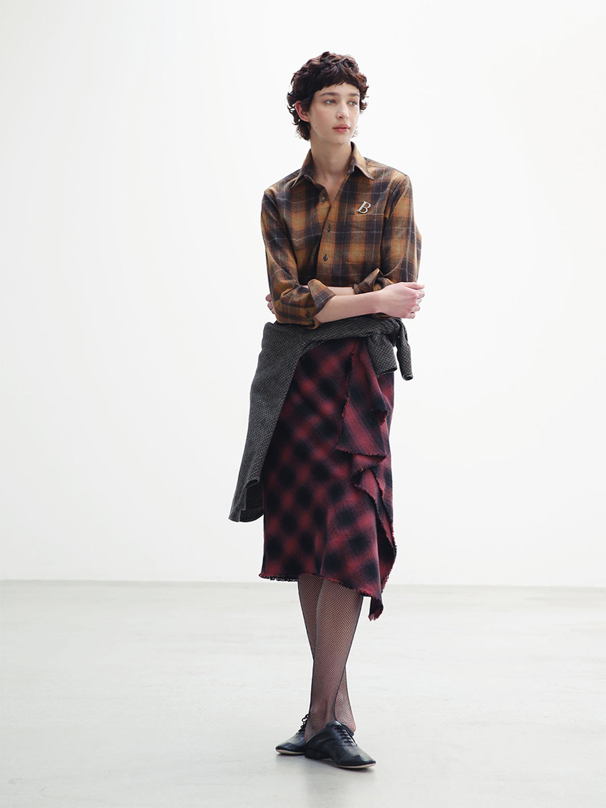 CASCADE SKIRT CHECK