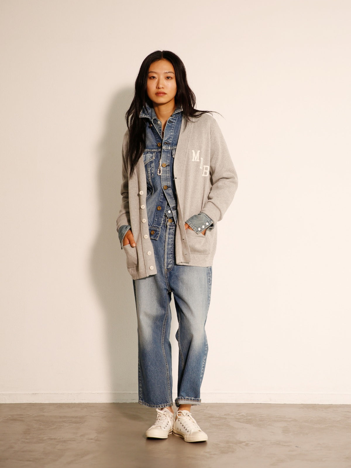 CARDIGAN OVERSIZE EN COTON