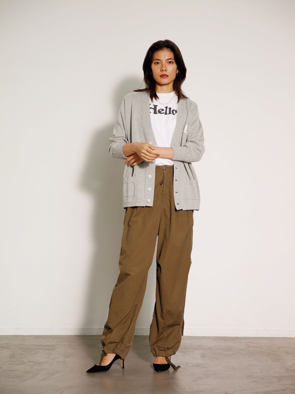 CARDIGAN OVERSIZE EN COTON